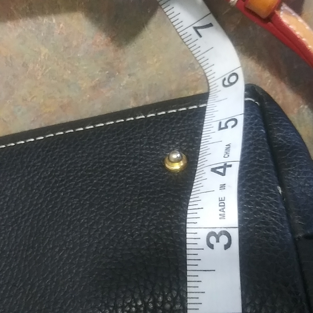 Dooney & Burke Dillen pebbled leather satchel - Picture 10 of 13